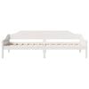 vidaXL Bed Frame without Mattress White 90x190 cm Single Solid Wood Pine