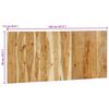 vidaXL Headboard 120 cm Solid Wood Acacia
