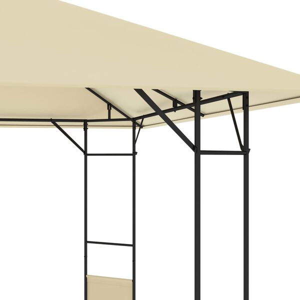 vidaXL Garden Gazebo 3x3x2.6 m Cream 160g/m&sup2;