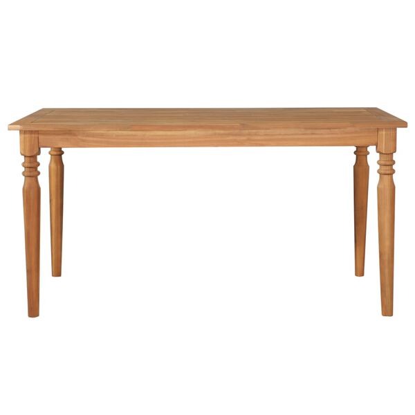 vidaXL Garden Table 150x90x75 cm Solid Acacia Wood