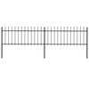 vidaXL Garden Fence | Steel | Sturdy | Rectangular | Modern