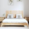 vidaXL Wall Headboard 147x3x60 cm Solid Wood Pine