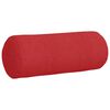 vidaXL Bolster Pillows 2 pcs Red Ø 15 x 40 cm Fabric