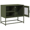 vidaXL TV Cabinet Olive Green 68x39x60.5 cm Steel