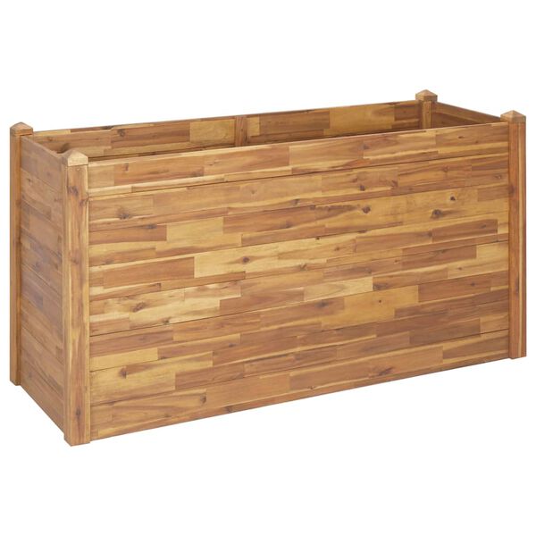 vidaXL Garden Raised Bed 160x60x84 cm Solid Acacia Wood