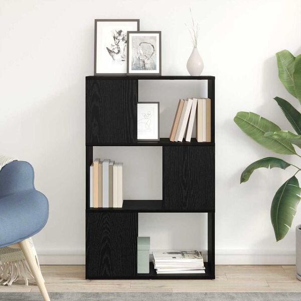 vidaXL TV Cabinet Set Black 60 x 24 x 94.5 cm Engineered Wood