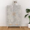 vidaXL Highboard Concrete Grey 70x31x115 cm Engineered Wood