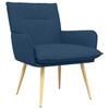 vidaXL Armchair Blue Fabric