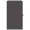 vidaXL Storage Cabinet Black 60 x 40 x 70 cm Steel