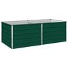 vidaXL Raised Garden Bed Green 160 x 80 x 55 cm cold-rolled steeel
