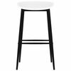 vidaXL Bar Chairs 2 pcs White