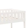 vidaXL Bunk Bed White 75x190 cm Solid Wood Pine