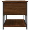vidaXL Storage Bench Brown Oak 100x42.5x47 cm Engineered Wood