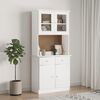 vidaXL Dresser Top ALTA White 77x30x92 cm Solid Wood Pine