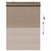 vidaXL Roller Blind with Curtains Manual Brown 100 x 160 cm Bamboo