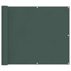 vidaXL Balcony Screen Dark Green 100 x 1000 cm Oxford Fabric