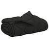 vidaXL Summer Duvet Black 220 x 240 cm Microfiber