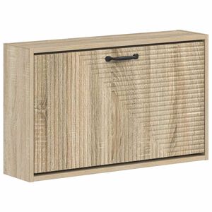 vidaXL Wall-Mounted Shoe Cabinet HAARLEM 71 x 17 x 43 cm Sonoma Oak