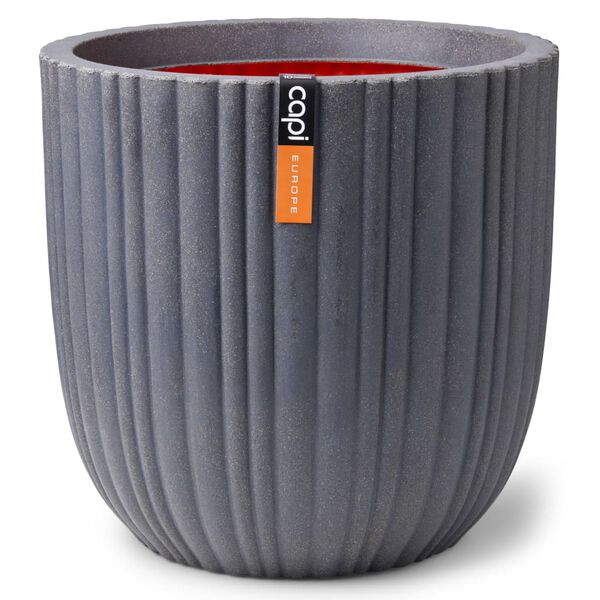 Capi Egg Planter "Urban Tube" 54x52 cm Dark Grey