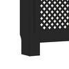 vidaXL MDF Radiator Cover Black 78 cm