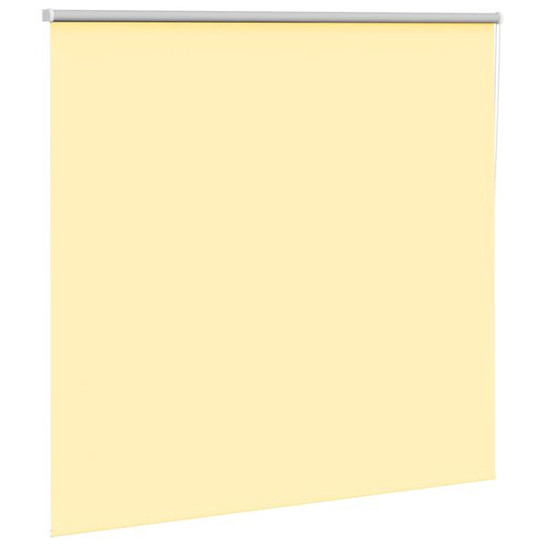 vidaXL Roller Blind Blackout Yellow 160x175 cm Fabric Width 156.6 cm Polyester