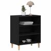 vidaXL Sideboard Black Oak 57 x 35 x 70 cm Engineered Wood