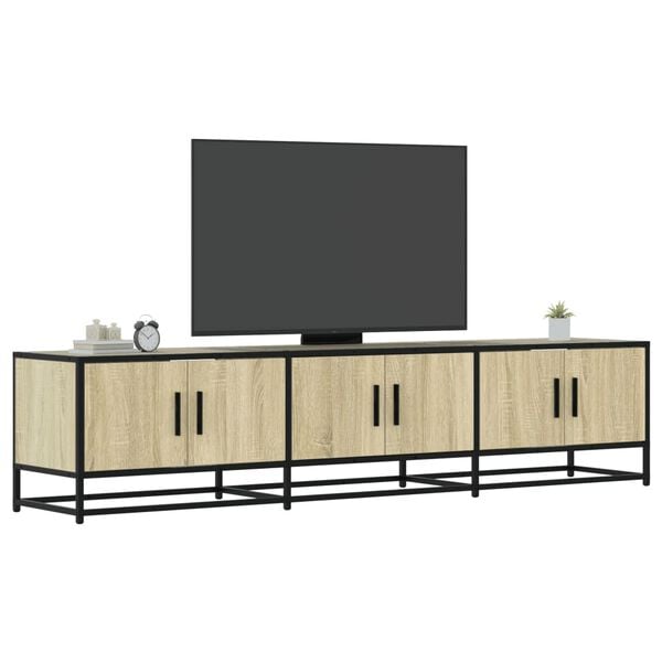 vidaXL TV Cabinet Sonoma Oak 180x35x41 cm Engineered Wood