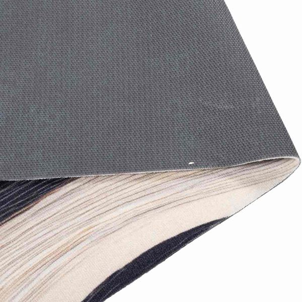 vidaXL Kitchen Rug Black 180 x 60 cm Velvet