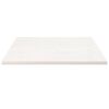 vidaXL Table Top White 90x90x2.5 cm Solid Wood Pine Square