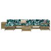 vidaXL 9 Piece Garden Sofa Set Impregnated Wood Pine