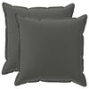 vidaXL Cushion Cover 2 pcs HOUTEN Anthracite 55 x 55 cm Polyester