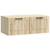vidaXL Wall-Mounted TV Cabinet Sonoma Oak 78.5 x 41 x 30 cm