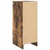 vidaXL Shoe Cabinet Smoked Oak 29.5x34x76 cm Engineered Wood