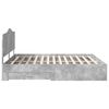 vidaXL Bed Frame Concrete Grey 180 x 200 cm Engineered Wood