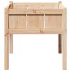 vidaXL Garden Planter Nature 70 x 70 x 70 cm Solid Pine Wood