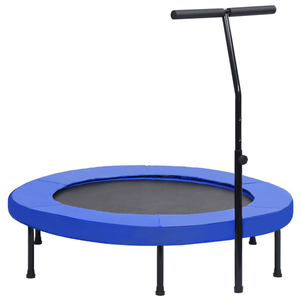Fitness trampoline store with handle