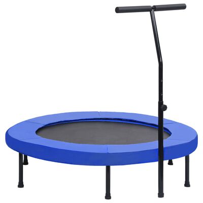 vidaXL Fitness Trampoline with Handle and Safety Pad 122 cm
