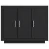vidaXL Sideboard Black 92x35x75 cm Engineered Wood