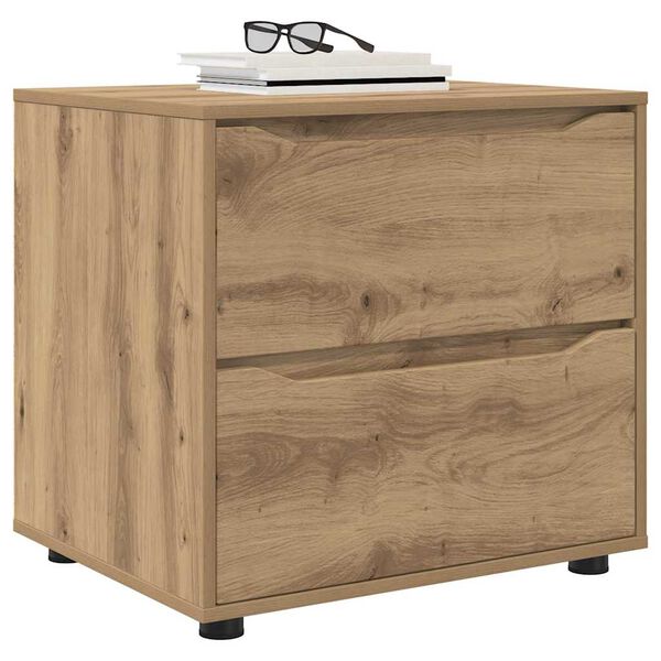 vidaXL Storage Cabinet Artisan Oak 60 x 48 x 57 cm Engineered Wood