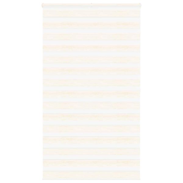 vidaXL Zebra Blind Marble Beige 135x200 cm Fabric Width 130.9 cm Polyester
