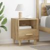 vidaXL Bedside Cabinet with Drawer 2 pcs Artisan Oak 40 x 35 x 47 cm