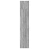 vidaXL Slim Storage Cabinet Grey Sonoma 40x42.5x225 cm Engineered Wood