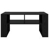 vidaXL Coffee Table Black Oak 92 x 53 x 45 cm Engineered Wood