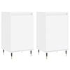 vidaXL Sideboards 2 pcs White 40x35x70 cm Engineered Wood