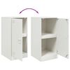 vidaXL Sideboard White 34.5x39x73 cm Steel