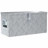 vidaXL Aluminium Box 61,5x26,5x30 cm Silver