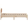 vidaXL Bed Frame without Mattress 90x190 cm Single Solid Wood Pine