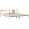 vidaXL Bookcase Bed without Mattress 180x200cm Solid Wood Pine