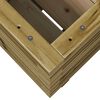 vidaXL Garden Planter 40x40x49.5 cm Impregnated Wood Pine