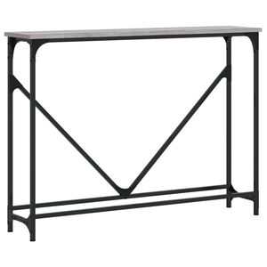 vidaXL Console Table Grey Sonoma 102x22.5x75 cm Engineered Wood